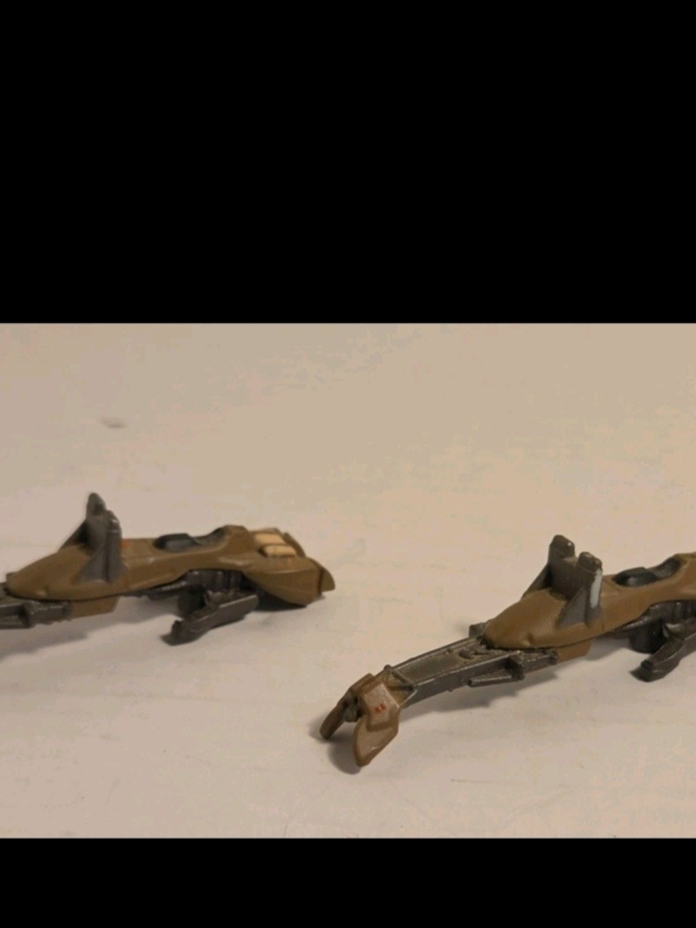 1996 Star Wars Micro Machines Luke Leia Jedi Endor Speeder Bike Only Set of 2